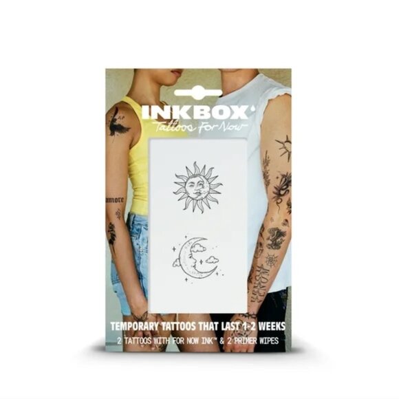 NEW inkbox temporary tattoos ☀️ sun & moon - Picture 8 of 12